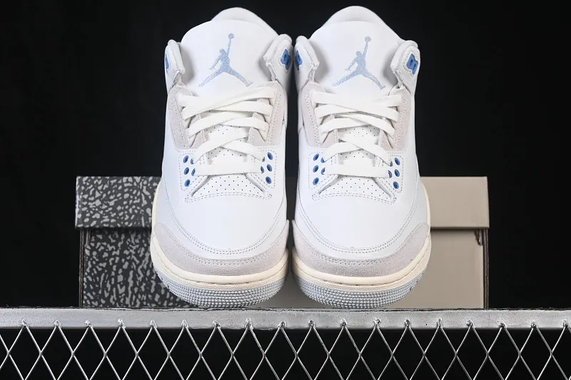 All categories Air Jordan Jordan series basketball shoes Air Jordan 3 LJR version Air Jordan 3 Retro "Lucky Shorts" AJ3 Joe 3 Lucky Shorts North Carolina Blue CT8532-101